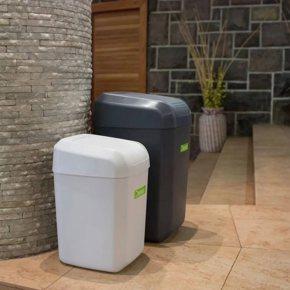 Denox Troya szemetes 30 l, fehér, 30 l
