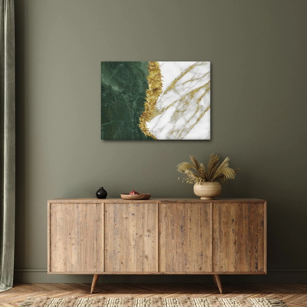 Kép - Zöld márvány N⁰1 (70x50 cm)