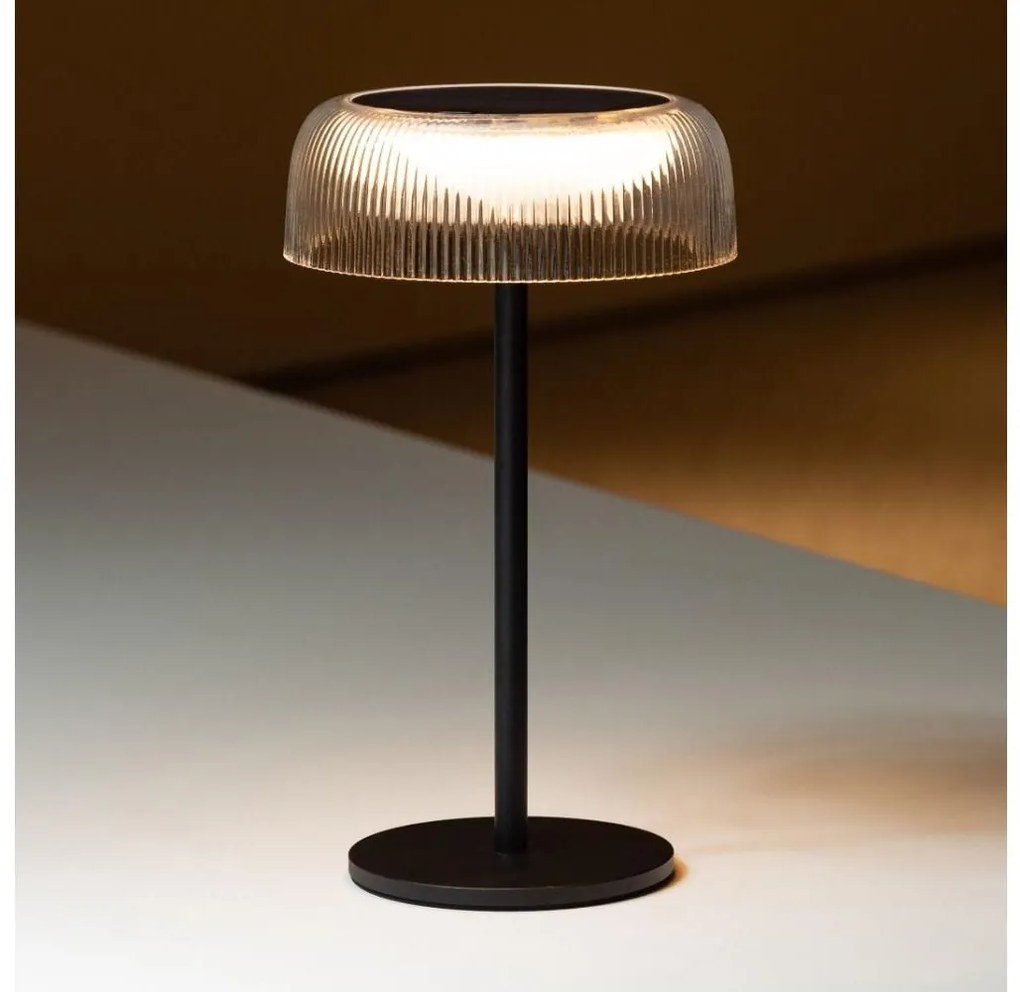 Zuma Line DT33111-LED solar lámpa BLUET LED/2,5W/2000mAh IP44 fekete