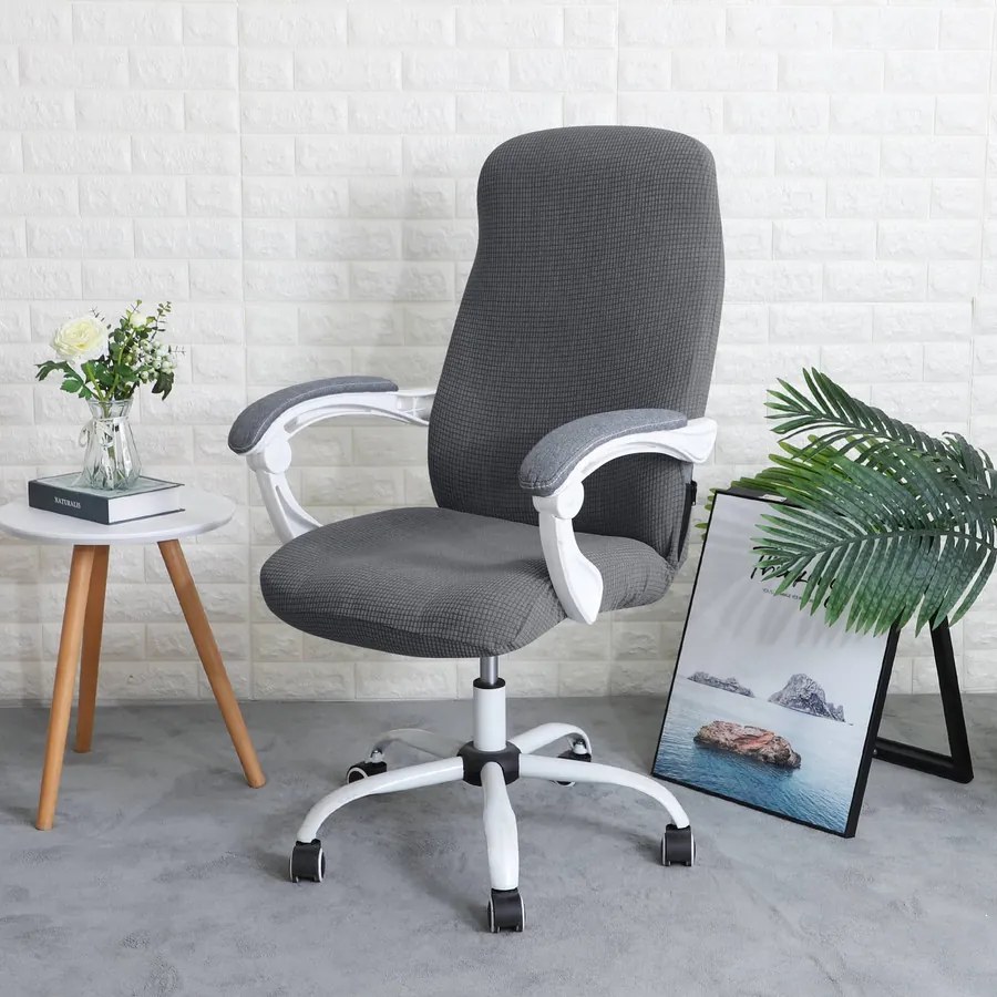 ForgószékHuzat (L-es, vízlepergető, 1 részes, sötétszürke)