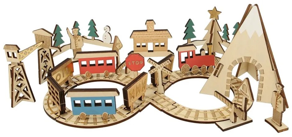 Adventi naptár Railway Train - Meri Meri