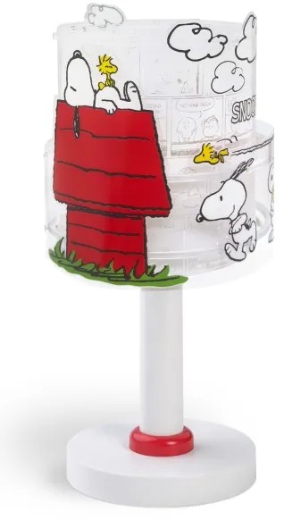 Dalber 76301 - SNOOPY LED gyereklámpa 1xG4/4W/230V fehér/piros