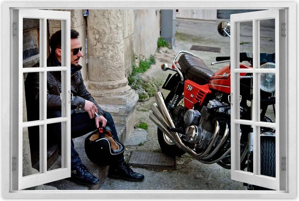 Poszterek 90x60 Motorkerékpár Klasszikus Motor