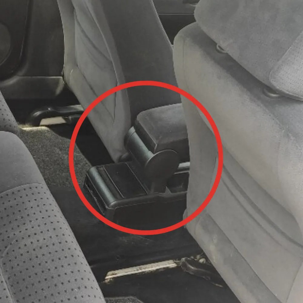 Könyöktámasz VW PASSAT B5 - fém adapter, fekete, öko-bőr