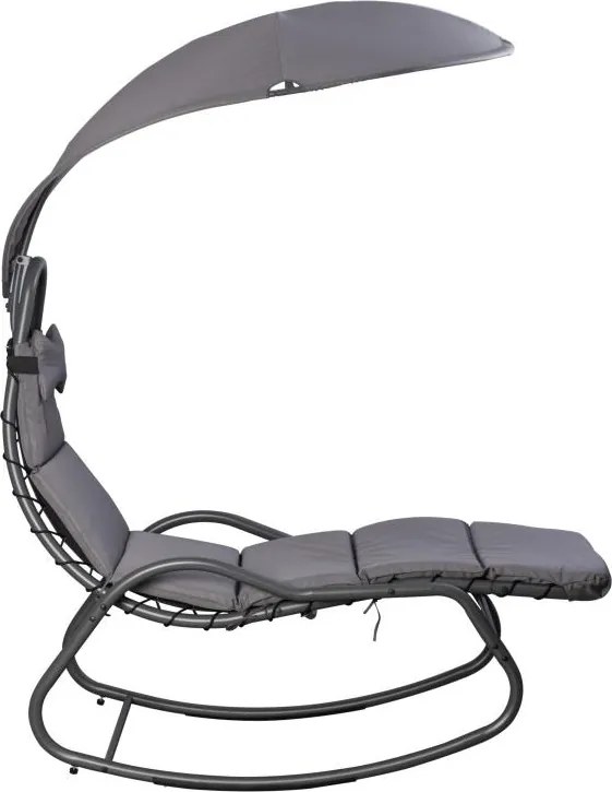 Avenberg SIENA Kerti relaxációs nyugágy / hinta - szürke
