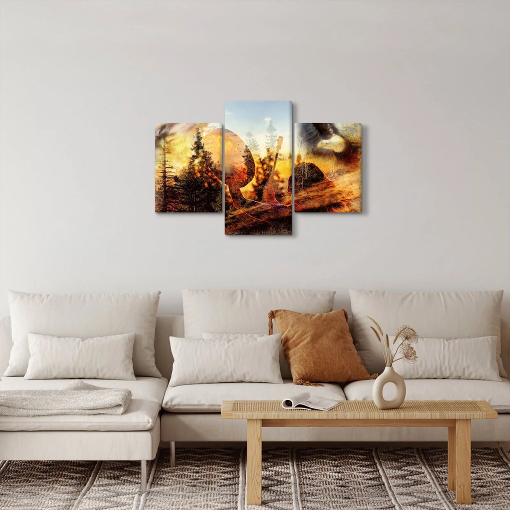 Kép - Sámán motívum (90x60 cm)