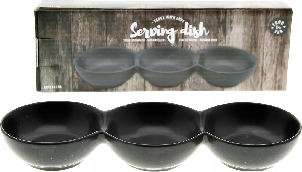 Tálak 3 Db Porcelán Edény Mártogatós Szószokhoz