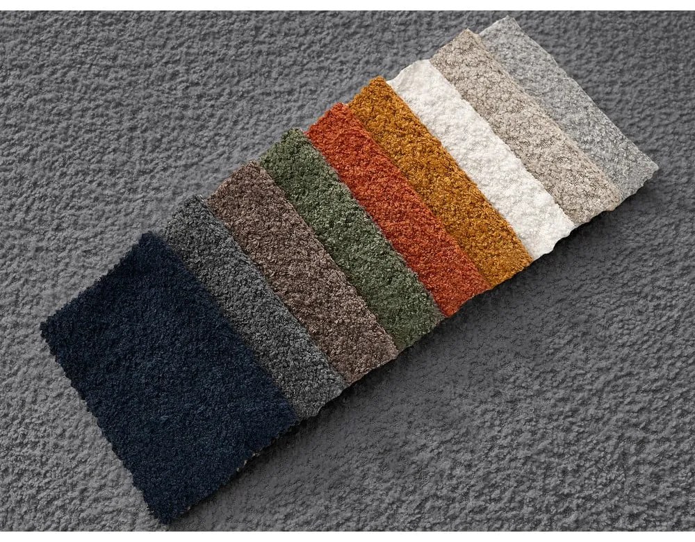 Sötétszürke buklé kanapé 242 cm Giorgia – Bobochic Paris