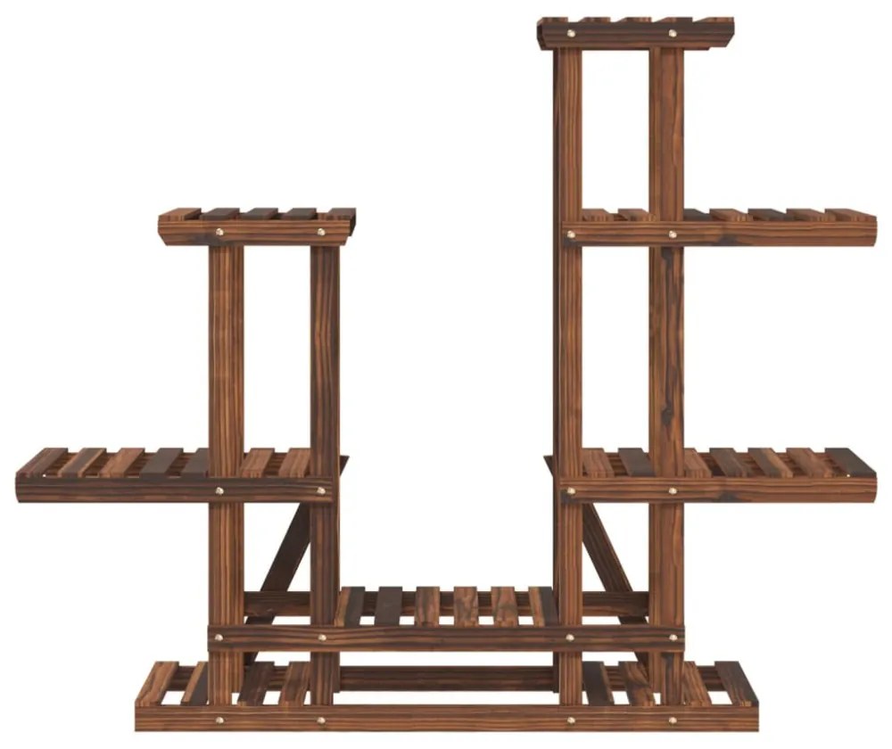 tömör fenyőfa virágtartó állvány 95 x 25 x 96 cm