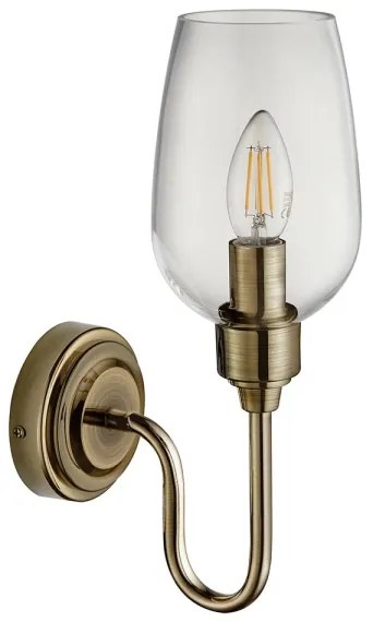 Endon 107792 - Fali lámpa STOURTON 1xE14/6W/230V réz