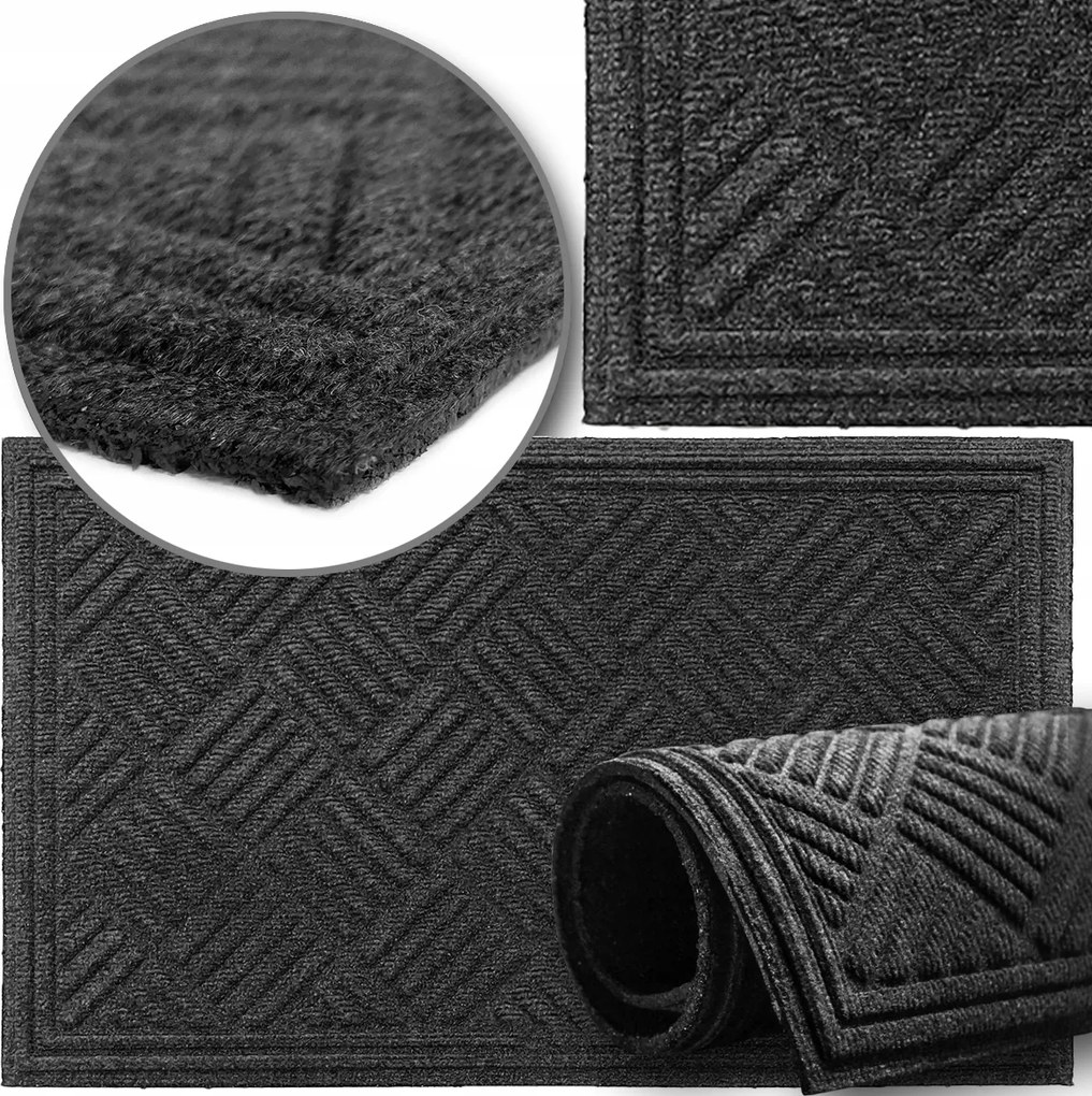 Lábtörlő Kültéri Szőnyeg Cipőajtó Alá Erős 60x90cm