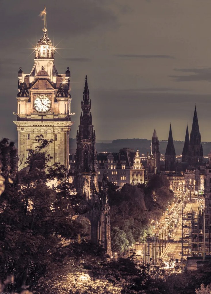 Poszter 39,5x55cm Edinburgh, Assaf Frank