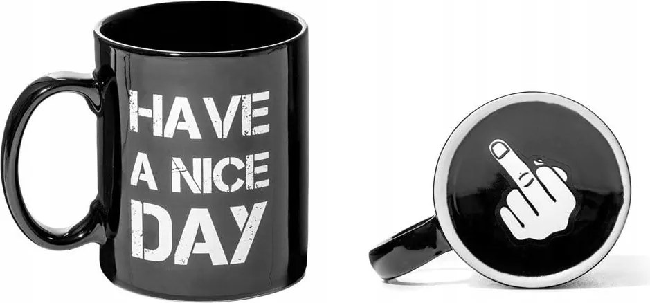 Pajkos bögre Have a nice day Rejtett Üzenettel Vicces Az Irodába