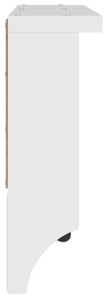 SANDNES tömör fenyőfa falra szerelt kabátállvány 87x12x35 cm