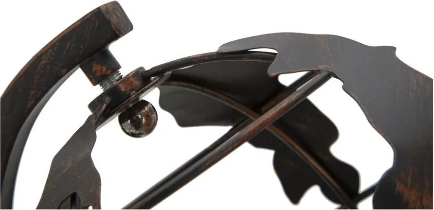 Fekete asztali lámpa fém búrával (magasság 40 cm) World Industry – Mauro Ferretti