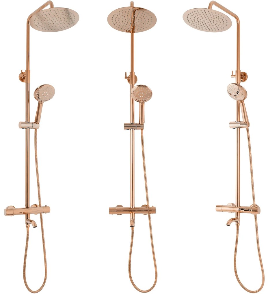 Zuhanyszett Termosztátos REA Lungo Rose Gold