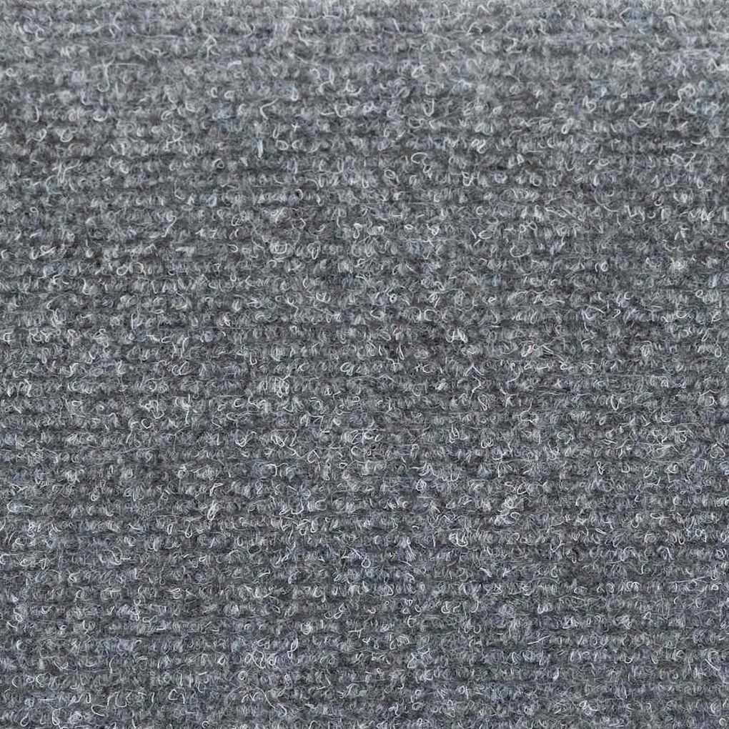 10db világosszürke lyukasztott öntapadó lépcsőszőnyeg 56x17x3cm
