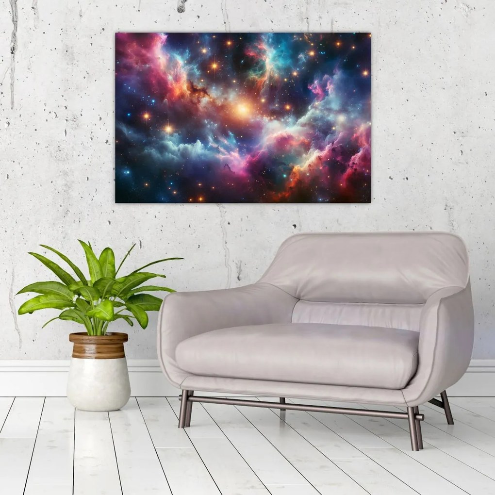 Kép - Sötét univerzum (90x60 cm)