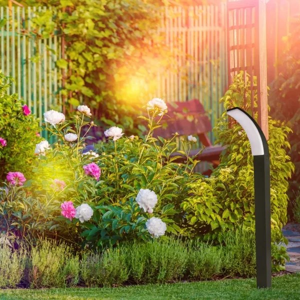 LED Kültéri lámpa AMY LED/12W/230V 100 cm IP44 fekete