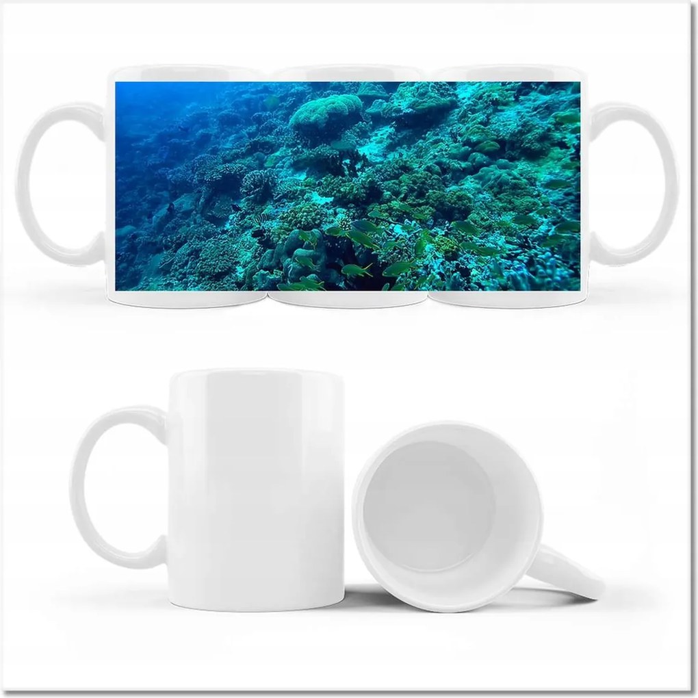 Fényképes bögre Víz alatti haltúra