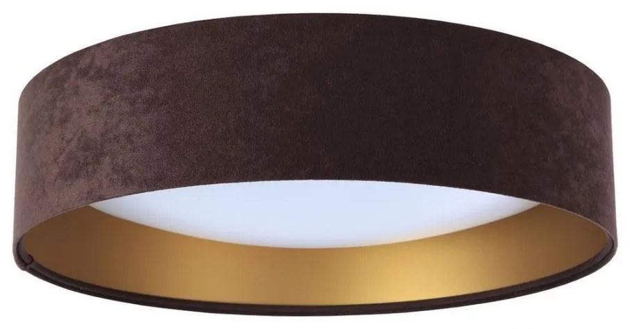 LED állítható fényerejű mennyezeti lámpa SMART GALAXY LED/24W/230V barna/arany +