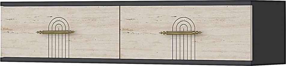Ida 120 - Anthracite, Travertine