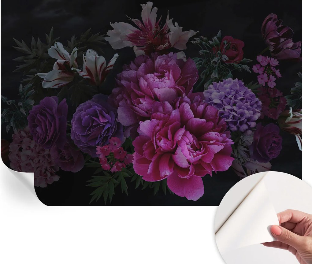 Öntapadós fotótapéta Divatos virágos elegancia 152x104 cm