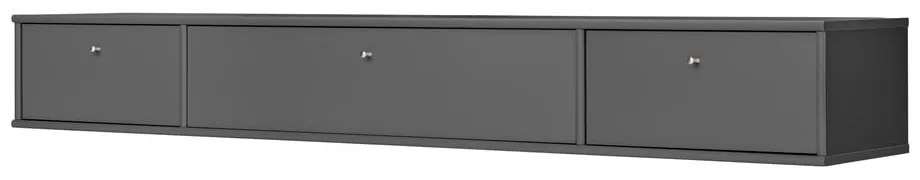 Antracitszürke TV-állvány 176x22 cm Mistral – Hammel Furniture