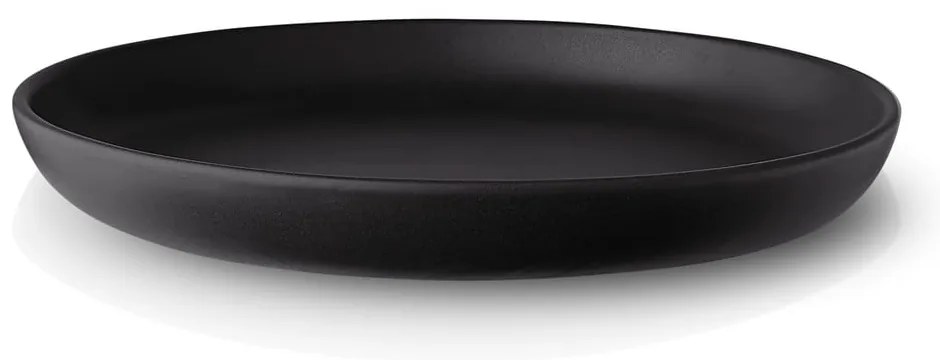 Nordic fekete agyagkerámia tányér, ø 17 cm - Eva Solo