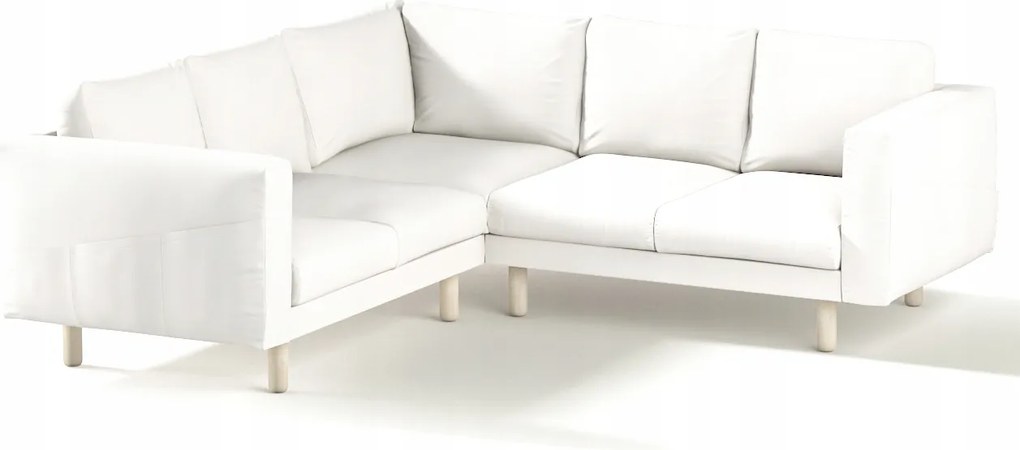 Dekoria Norsborg 4 személyes sarokkanapé huzat Ikea fehér