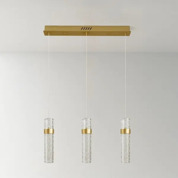 Kábeles LED csillár LAGOS LED/24W/230V aranyszínű