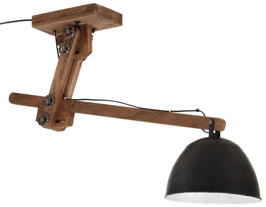 fekete mennyezeti lámpa 25 W 105x30x65-108 cm E27