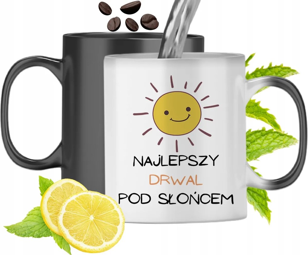 Mágikus Bögre Favágónak Színváltó Nyomtatott Fényképpel