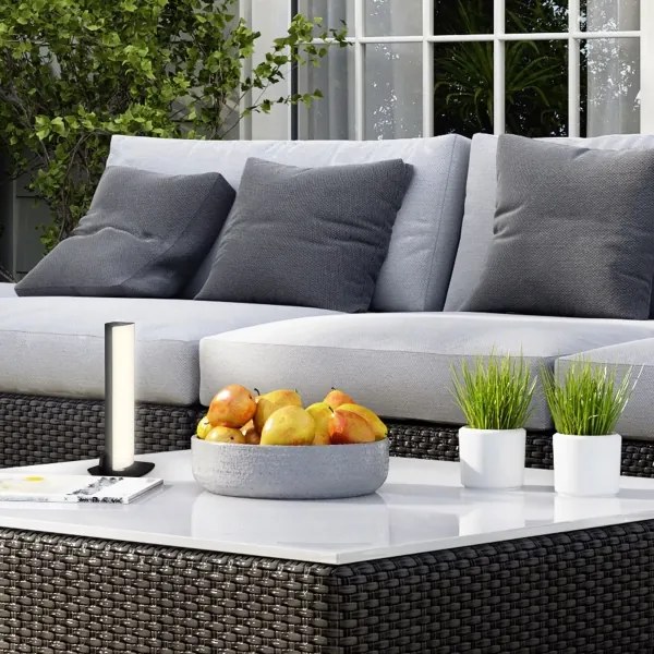 Briloner 7474-015 - LED töltős kültéri asztali lámpa LED/7W/5V 3000K fekete