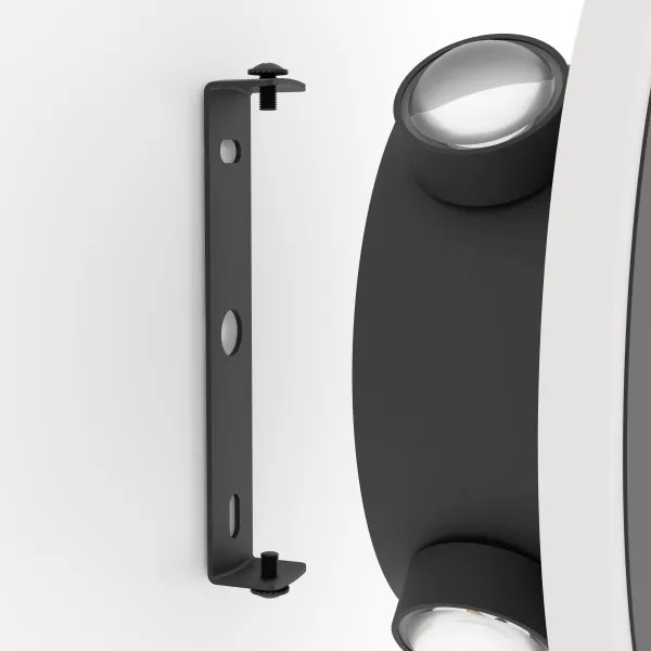 Eglo 901585 - LED Fali lámpa TALAMELLO LED/12W/230V 3000K átm. 17 cm fekete