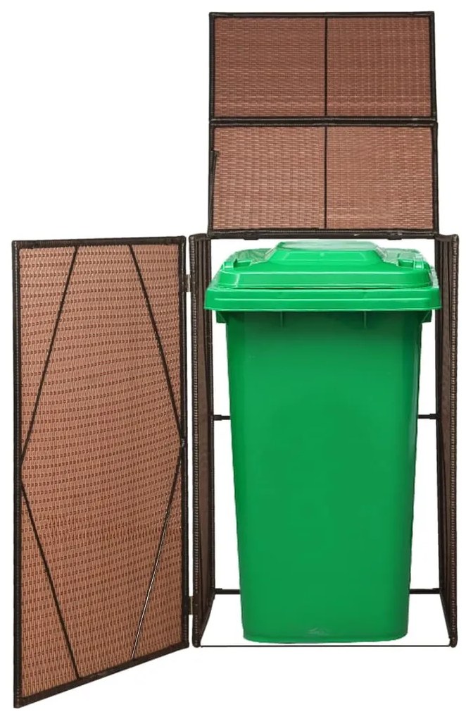 Casaria® Szemetes kuka takaró - barna