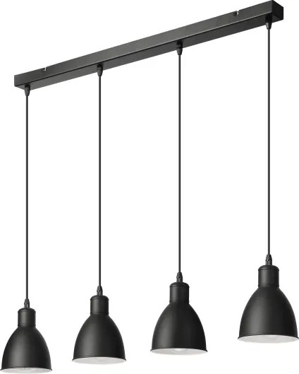 Brilagi - RIDDY LED csillár kábellel 4xE27/60W/230V fekete