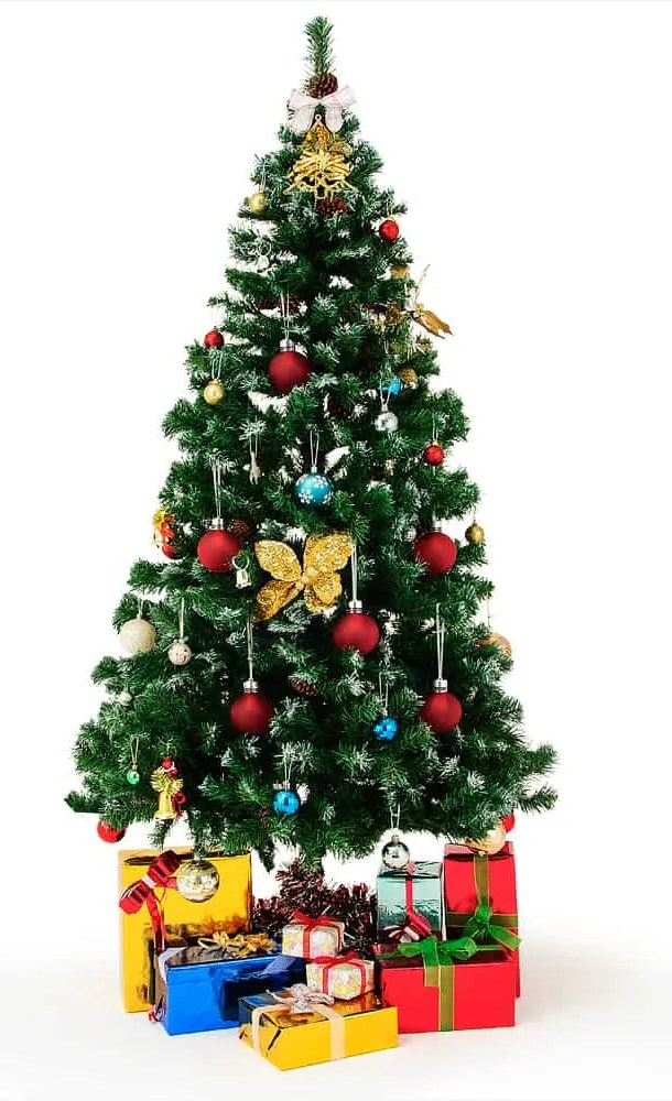 Casaria® Mesterséges karácsonyfa 180 cm hóval