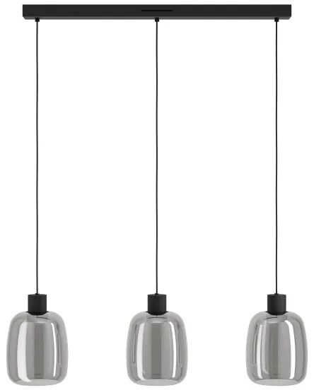 Eglo 901121-LED RGBW Dimmelhető csillár zsinóron MOLOCHIO-Z 3xLED/3,7W/230V szürke