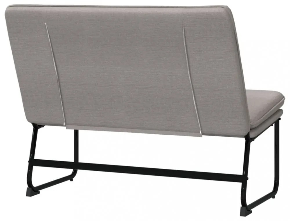 vidaXL tópszínű szövetpad 100 x 75 x 76 cm