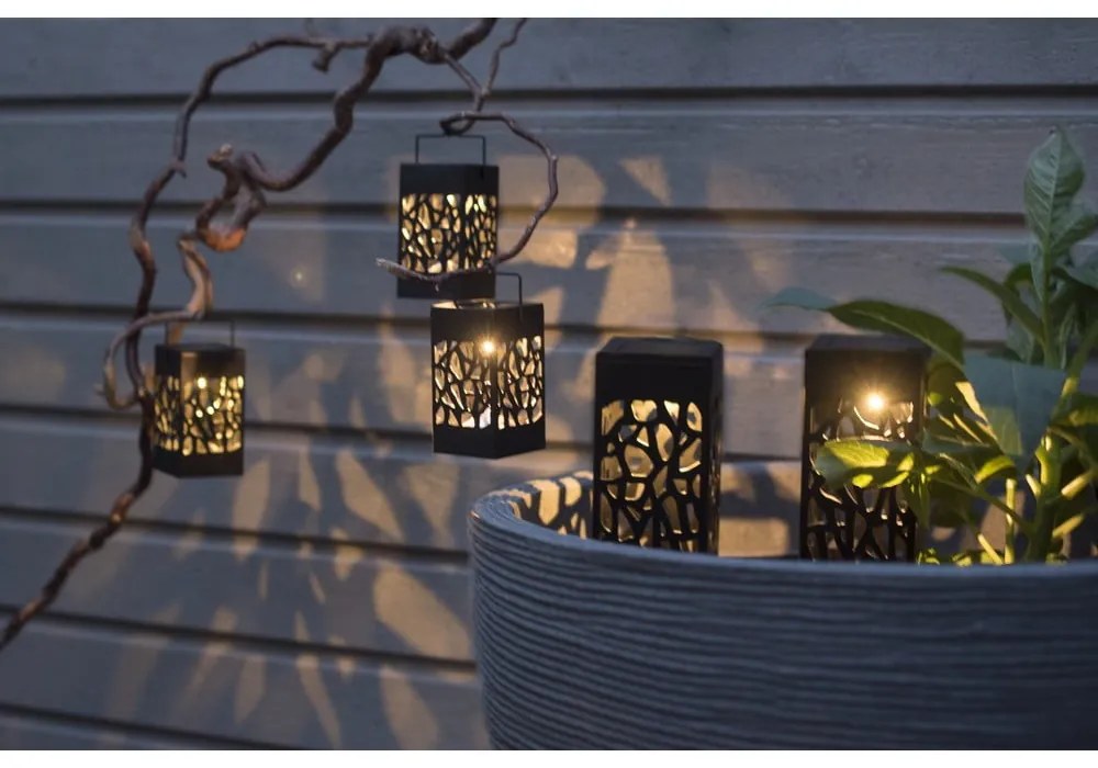 Izola 3 db napelemes függő LED lámpás, magasság 11 cm - Star Trading