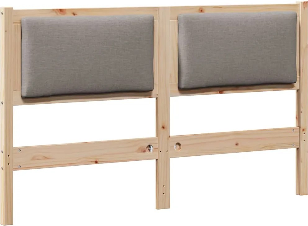 vidaXL Fejtámla Egyéb Barna 150 cm Tömör fenyőfa