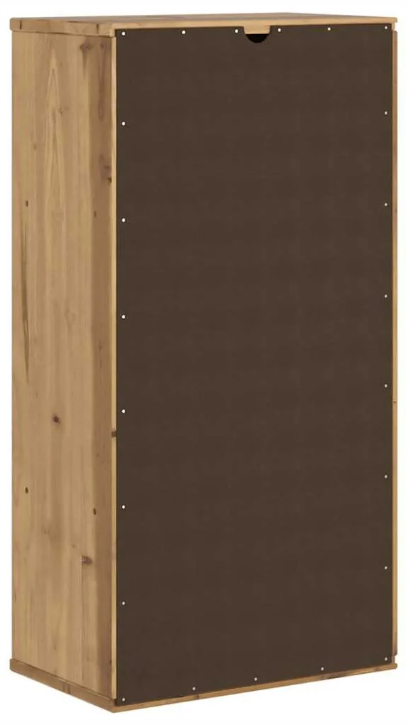 ODDA tömörfa fenyőfa fiókos oldalsó szekrény 40x24x79 cm