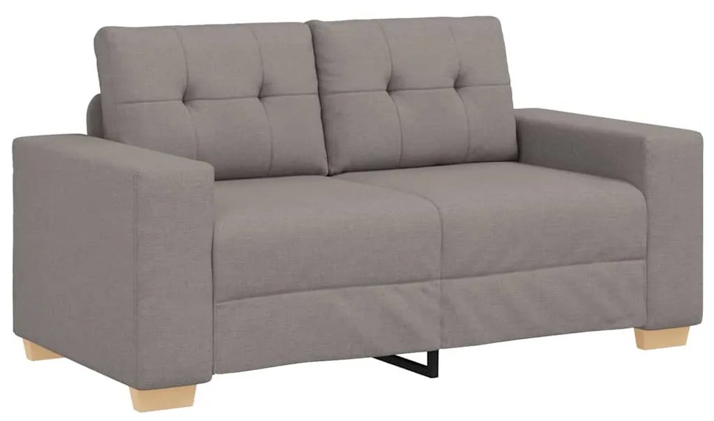 tópszínű szövet loveseat kanapé 120 cm