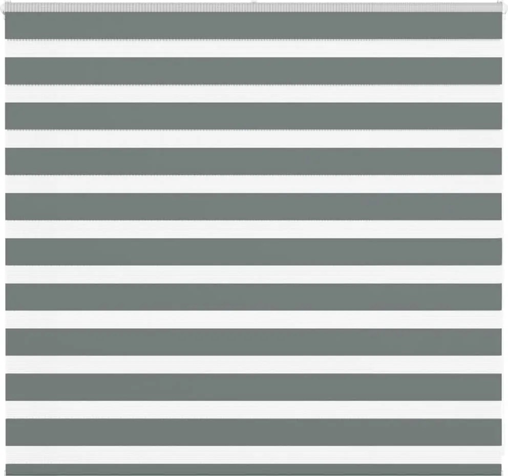 vidaXL zebrafüggönnyel sötét szürke szövetszélesség 155,9cm poliészter