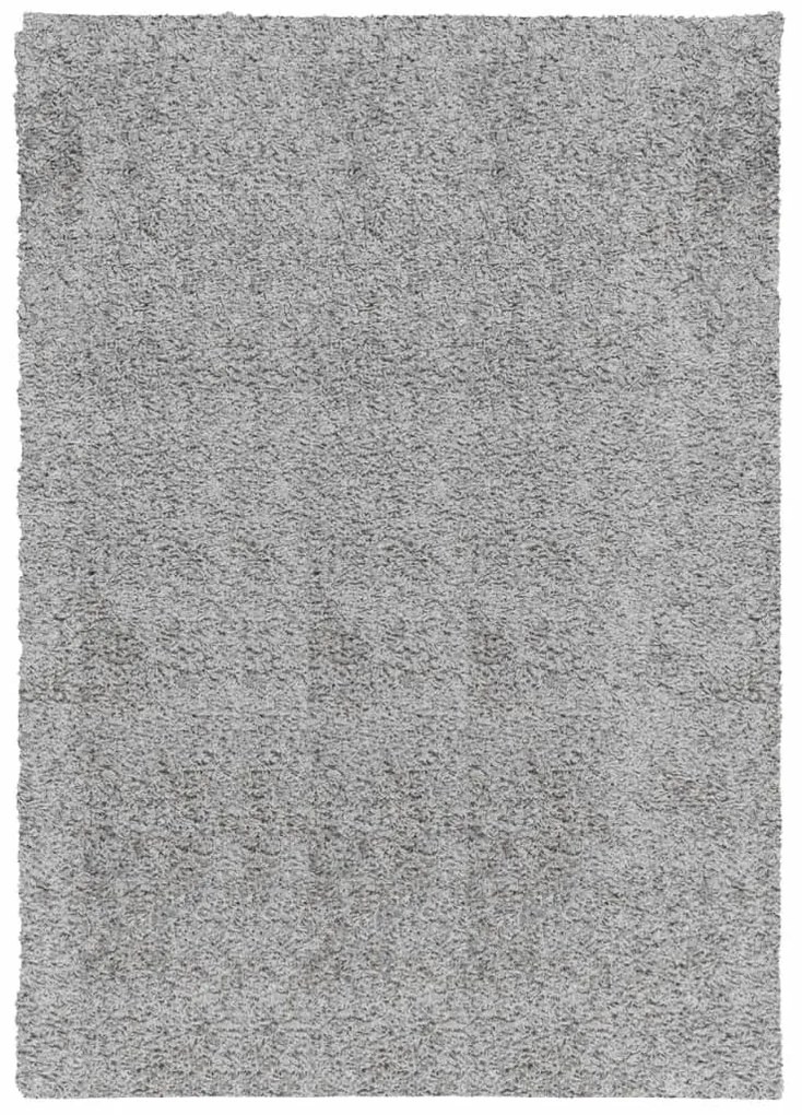 PAMPLONA szürke magas szálú bolyhos modern szőnyeg 160 x 230 cm