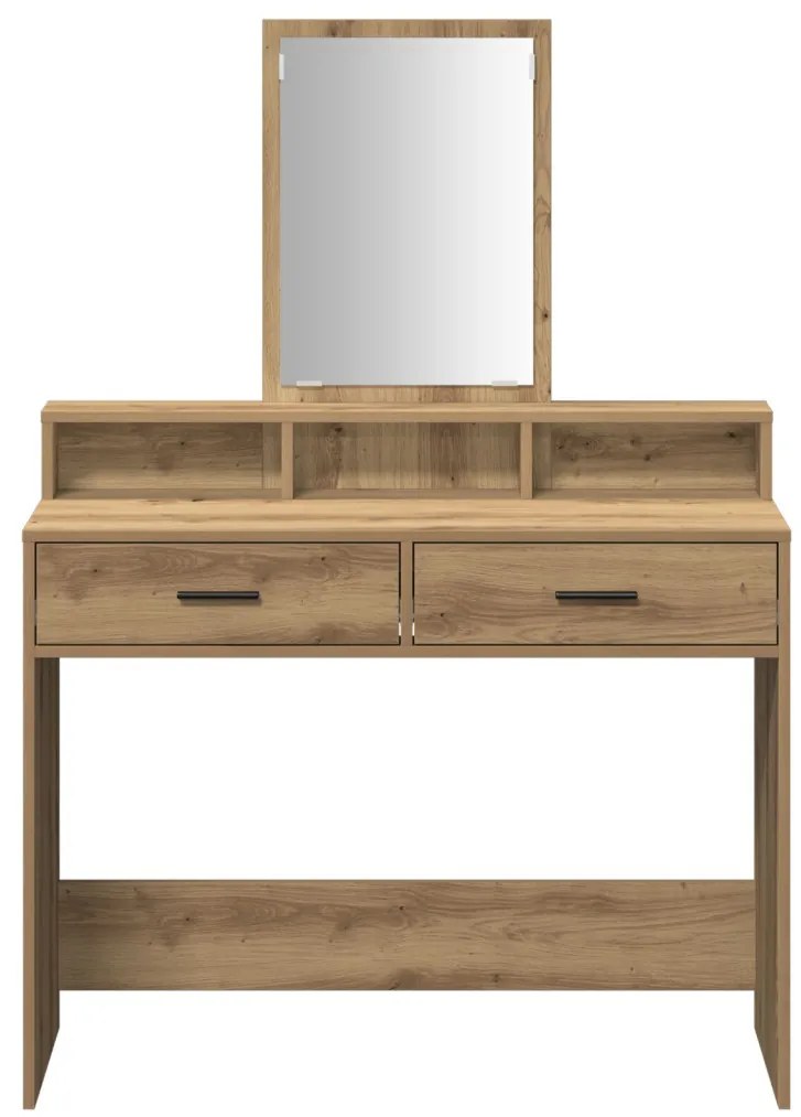 Fésülködőasztal kézműves tölgy 100 x 41 x 140 cm Faanyag