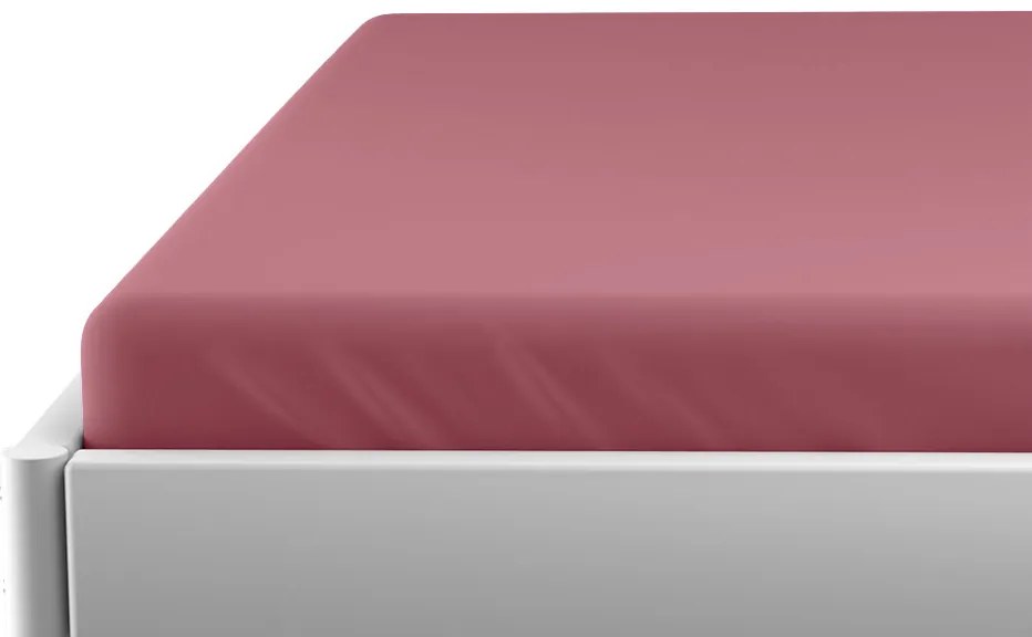 Jersey régi rózsaszín lepedő gyerekágyhoz 70 x 140 cm