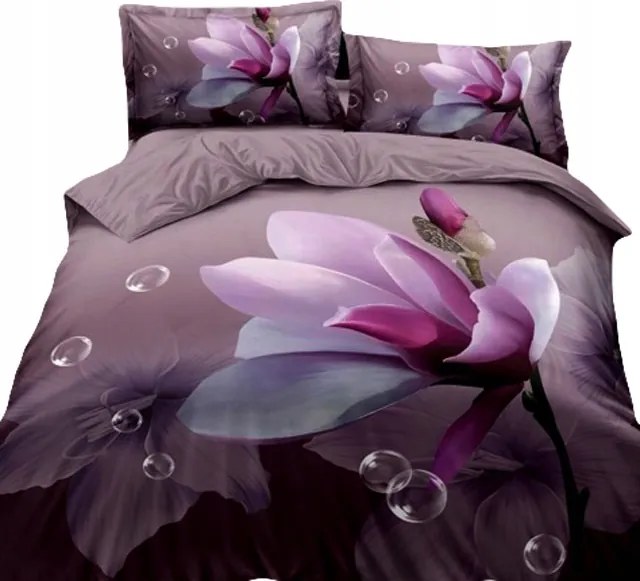 Ágyneműhuzat 3d200x220 Pamut Szatén 4 részes Új Minták