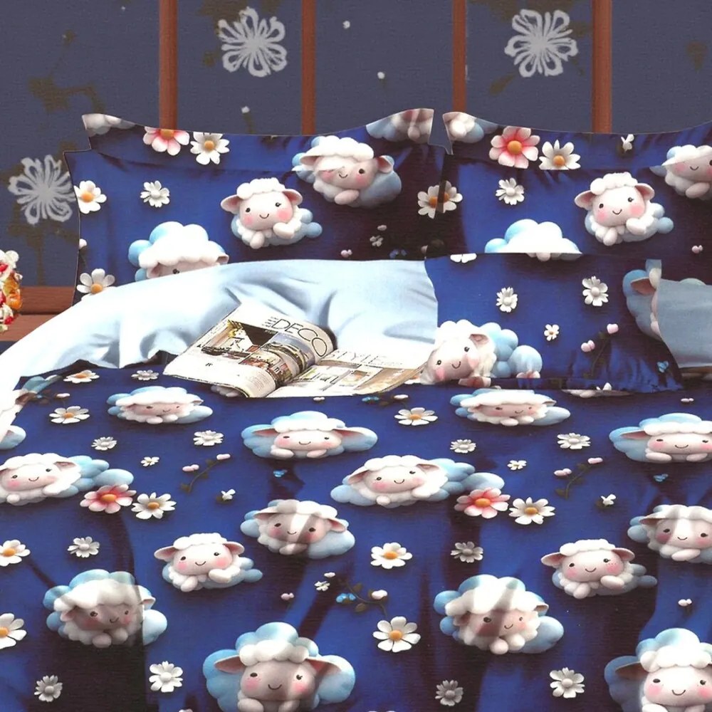 Gyerek ágyneműhuzat NINO SHEEP 100x140 cm